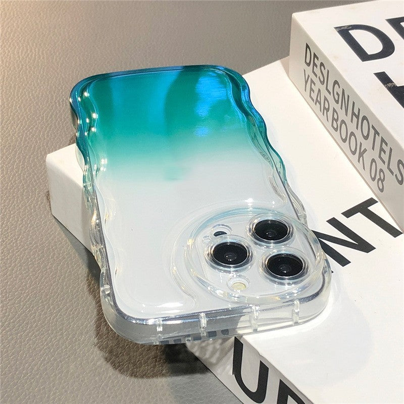 Transparent Candy Color Air Pressure Protection Shell
