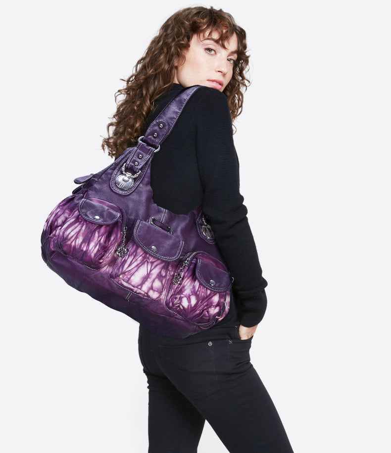 Vintage Wash Water Tie-dye Handbag