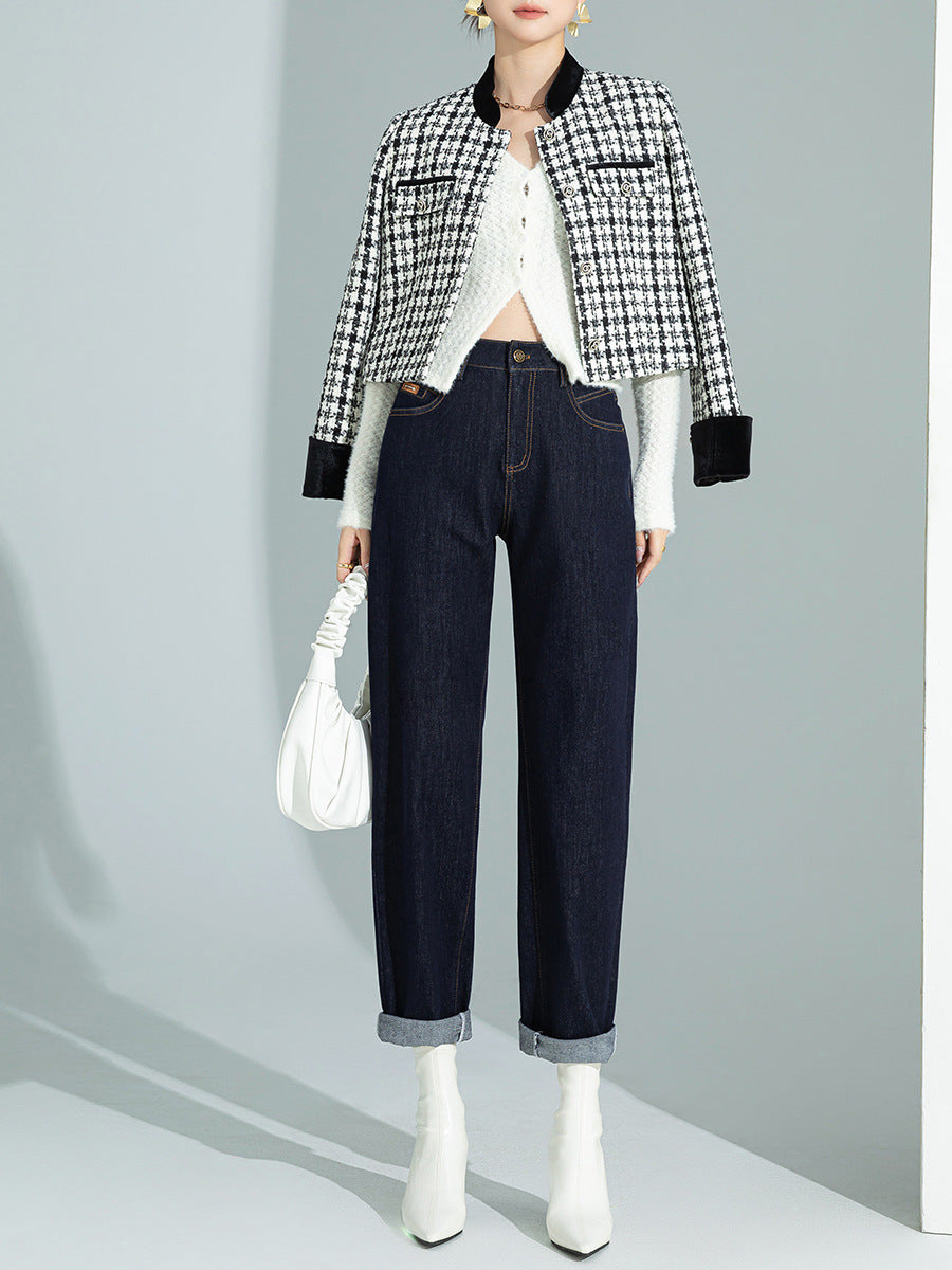 Women's Fashion Casual Loose High Waist Skinny Pants