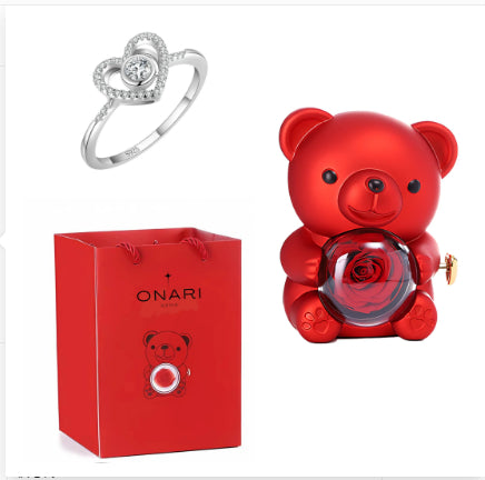 Eternal Rose Teddy Bear