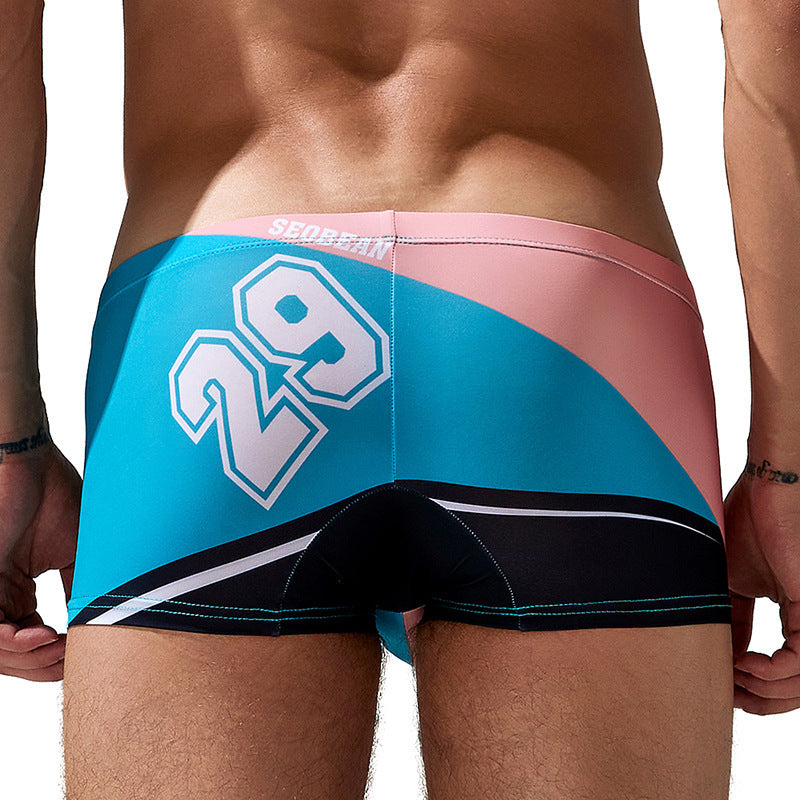 Men's Briefs Ice Silk Ultra-thin Printed