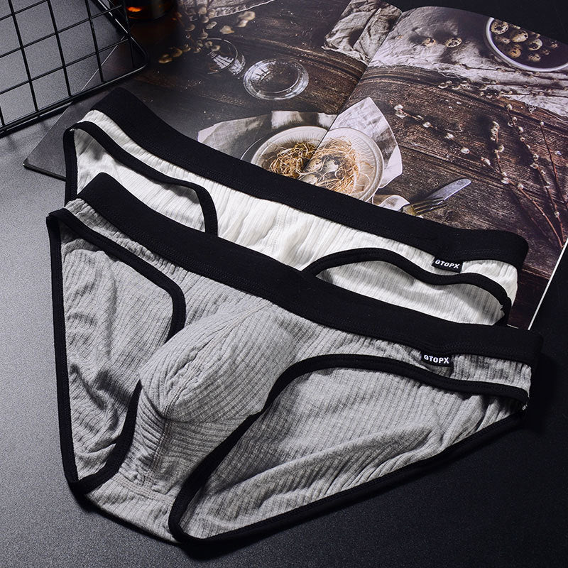 Men's Thread Fabric Comfortable Breathable Briefs