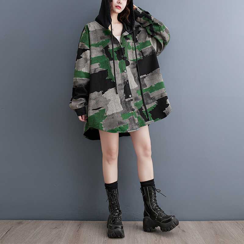 Plus Size Loose Fashion Slimming Coat Women