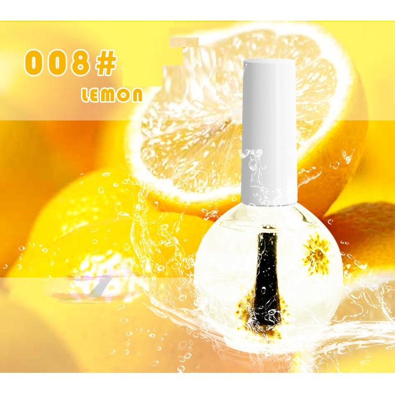 Nail Beauty Dried Flowers Nutrition Nail Treatment Oil