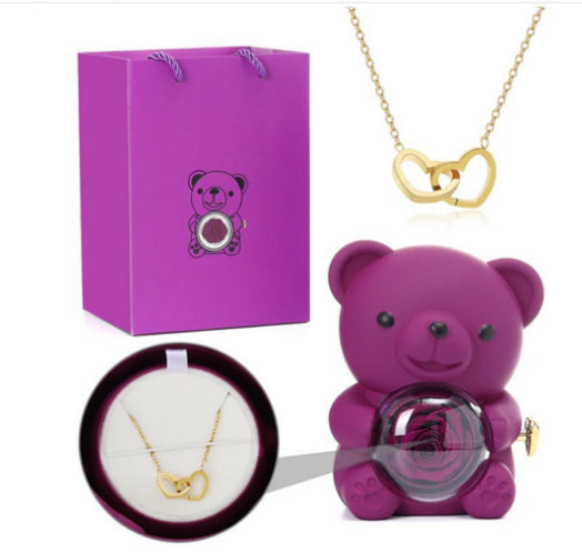 Eternal Rose Teddy Bear