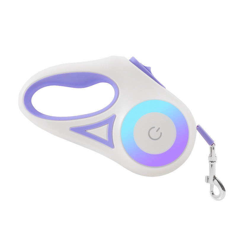 Dog Leash Retractable Leash And Dog Collar Spotlight Automatic Pet Dog Cat Traction Rope For Small Medium Dogs