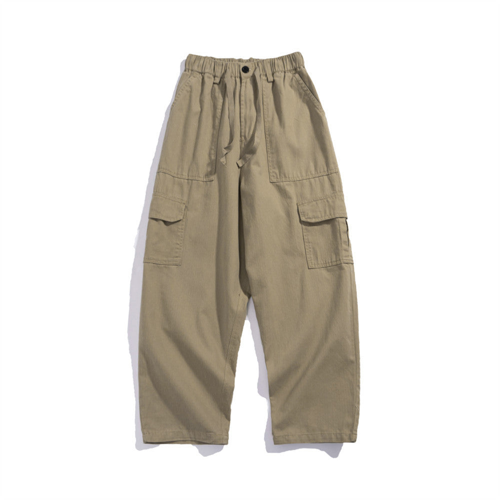 Multi-pocket Cargo Pants Men's Loose Street