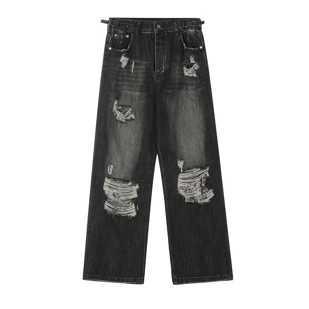 Heavy Industry Ripped Distressed Beggar Jeans
