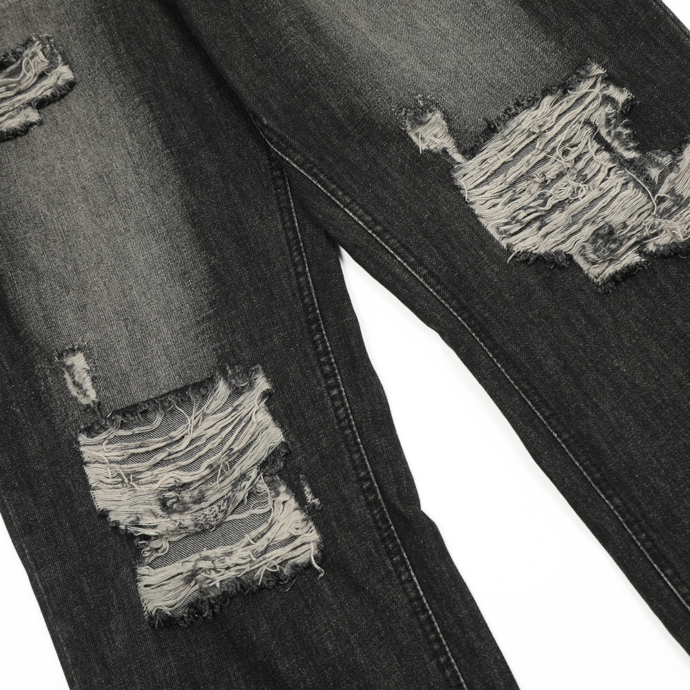 Heavy Industry Ripped Distressed Beggar Jeans