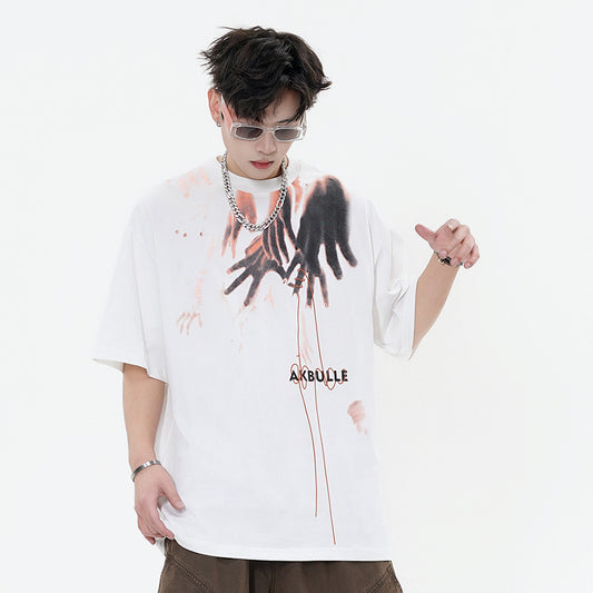 Abstract Printed Loose Top