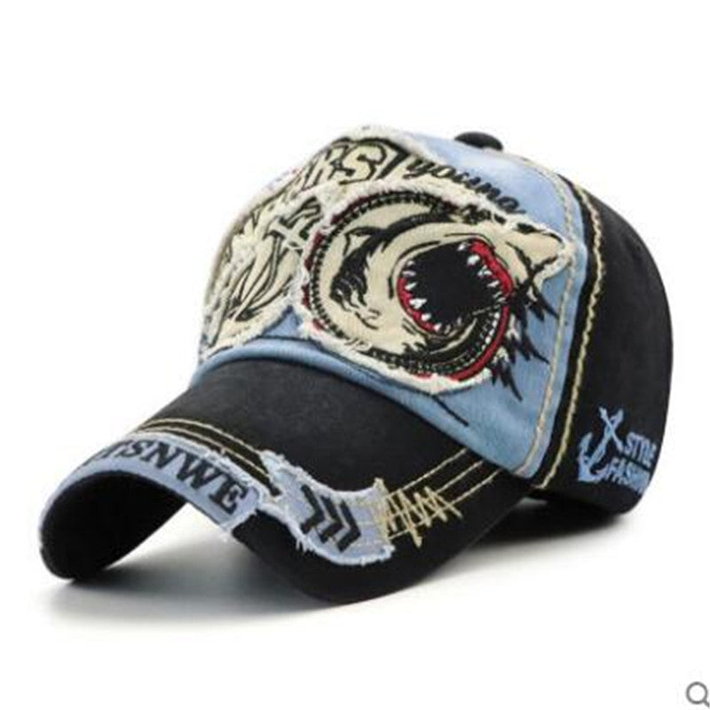 Casual all-match fashionable denim cap