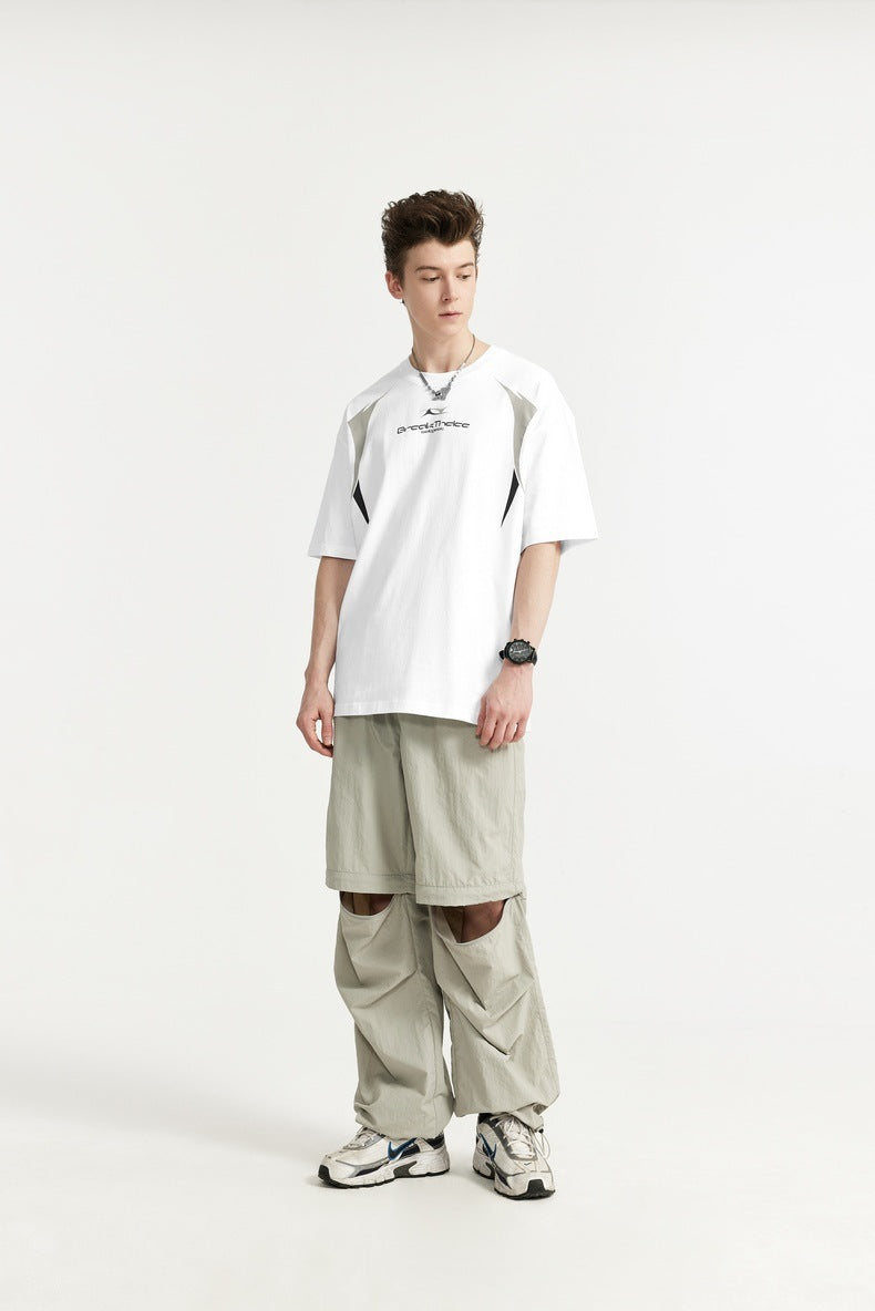 Printed T-shirt Simple Fashion Short Sleeve Men