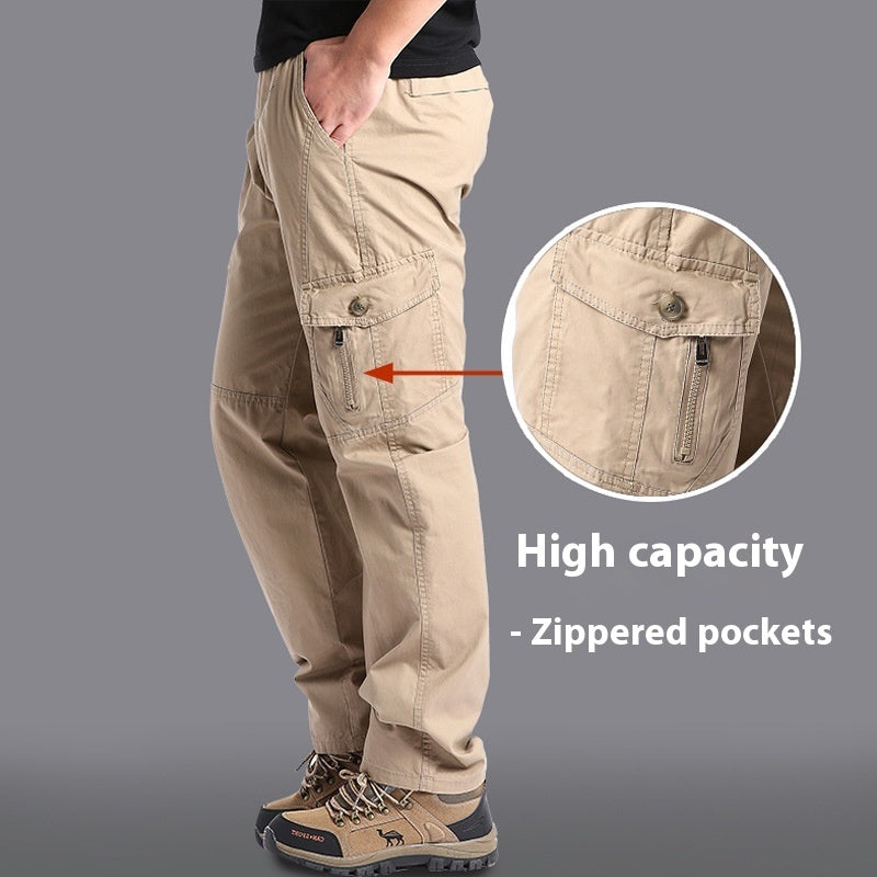 Loose Straight Casual Men's Summer Overalls