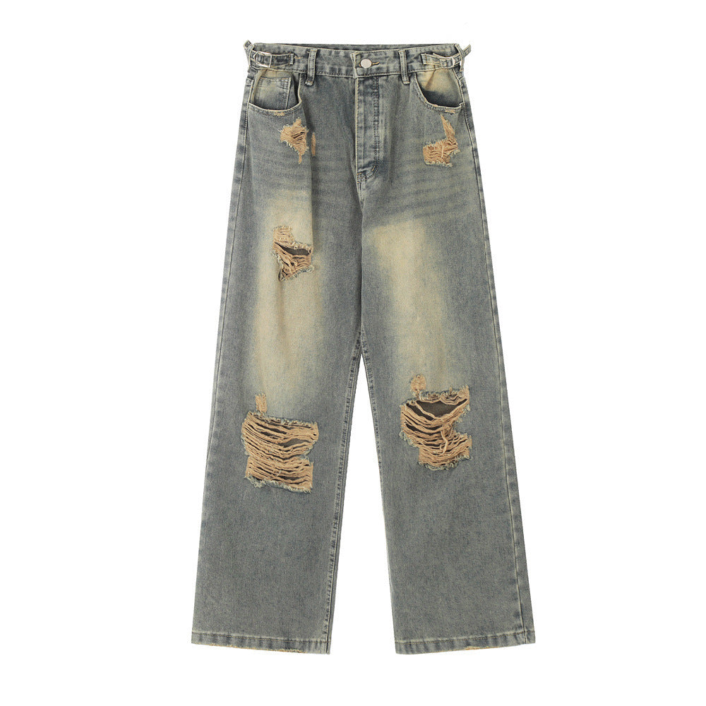 Heavy Industry Ripped Distressed Beggar Jeans