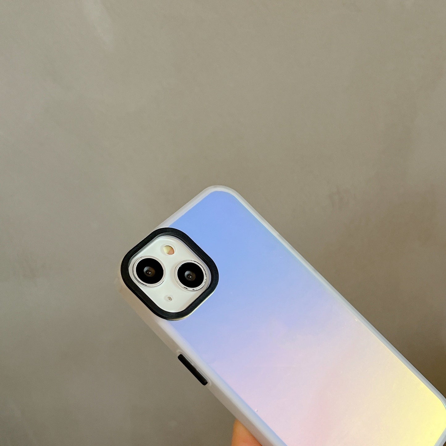 Laser Gradient Transparent Frosted Phone Case