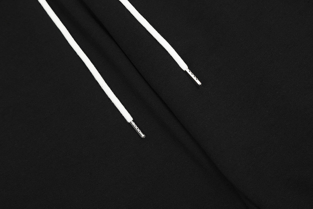 Color Matching Elastic Waist Casual Trousers For Men