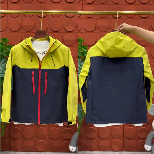 Men's Fashion Outdoor Windproof Shell Jacket Hooded Sports Jacket