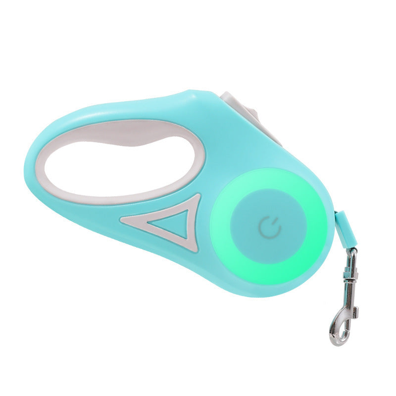Dog Leash Retractable Leash And Dog Collar Spotlight Automatic Pet Dog Cat Traction Rope For Small Medium Dogs