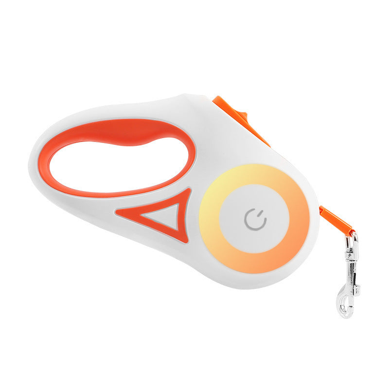 Dog Leash Retractable Leash And Dog Collar Spotlight Automatic Pet Dog Cat Traction Rope For Small Medium Dogs