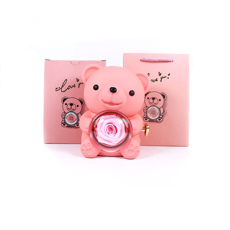 Eternal Rose Teddy Bear