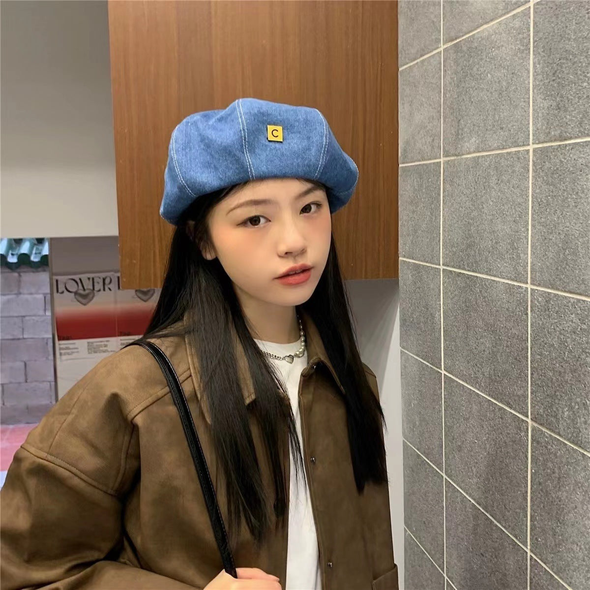 New C-letter Japanese Versatile Cowboy Beret