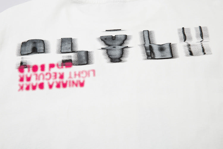 American Fashion Brand Printed Short-sleeved T-shirt