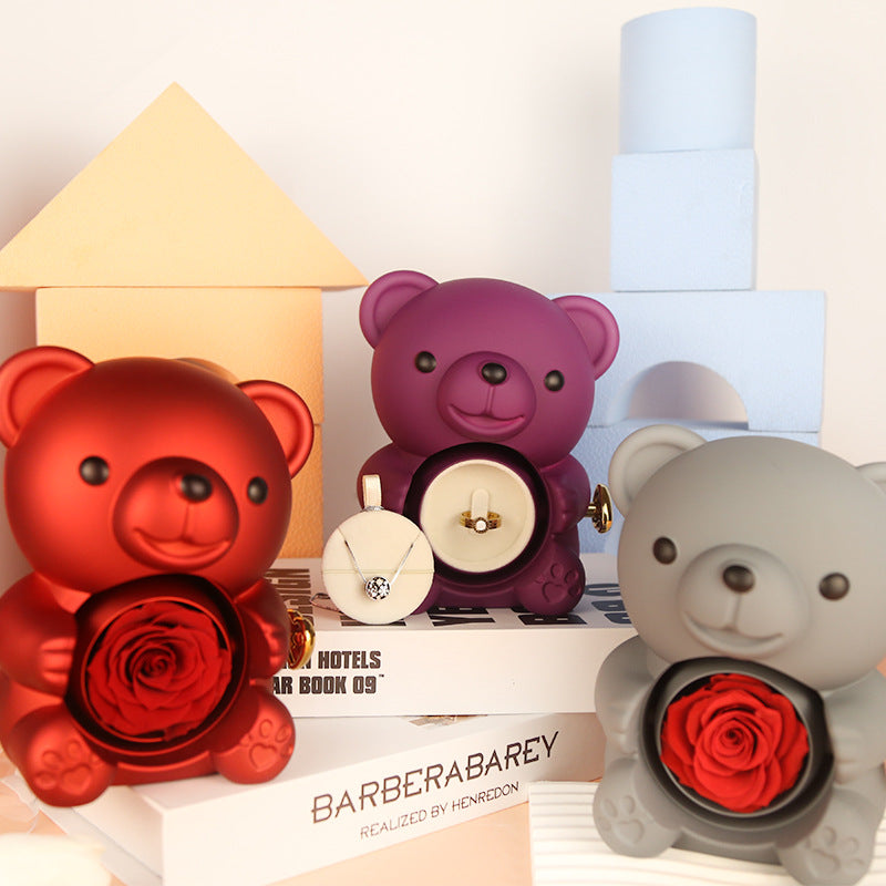 Eternal Rose Teddy Bear