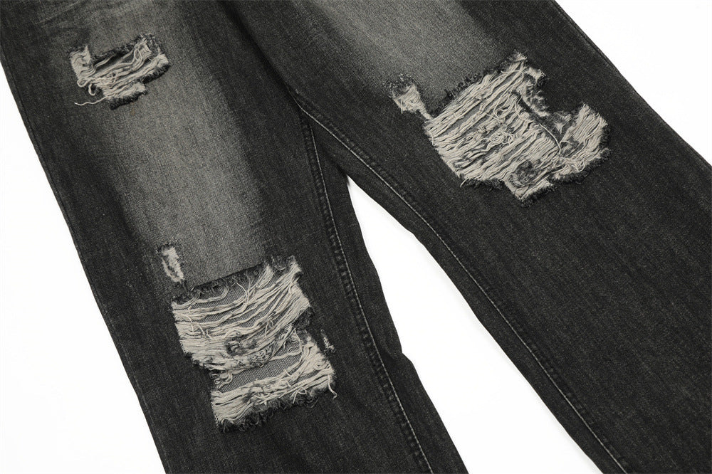 Heavy Industry Ripped Distressed Beggar Jeans