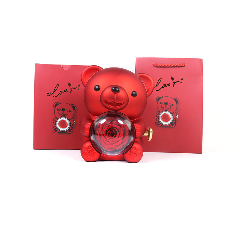 Eternal Rose Teddy Bear