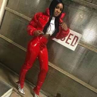 Glossy Bread Jacket Down Cotton Jacket Quilted Jacket