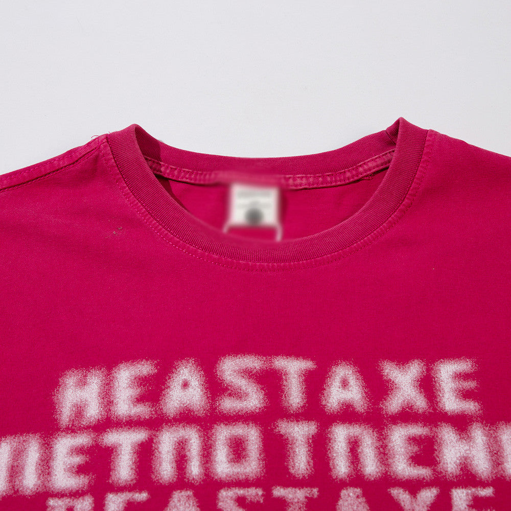 Ripped Letter-printing Loose Vest For Men