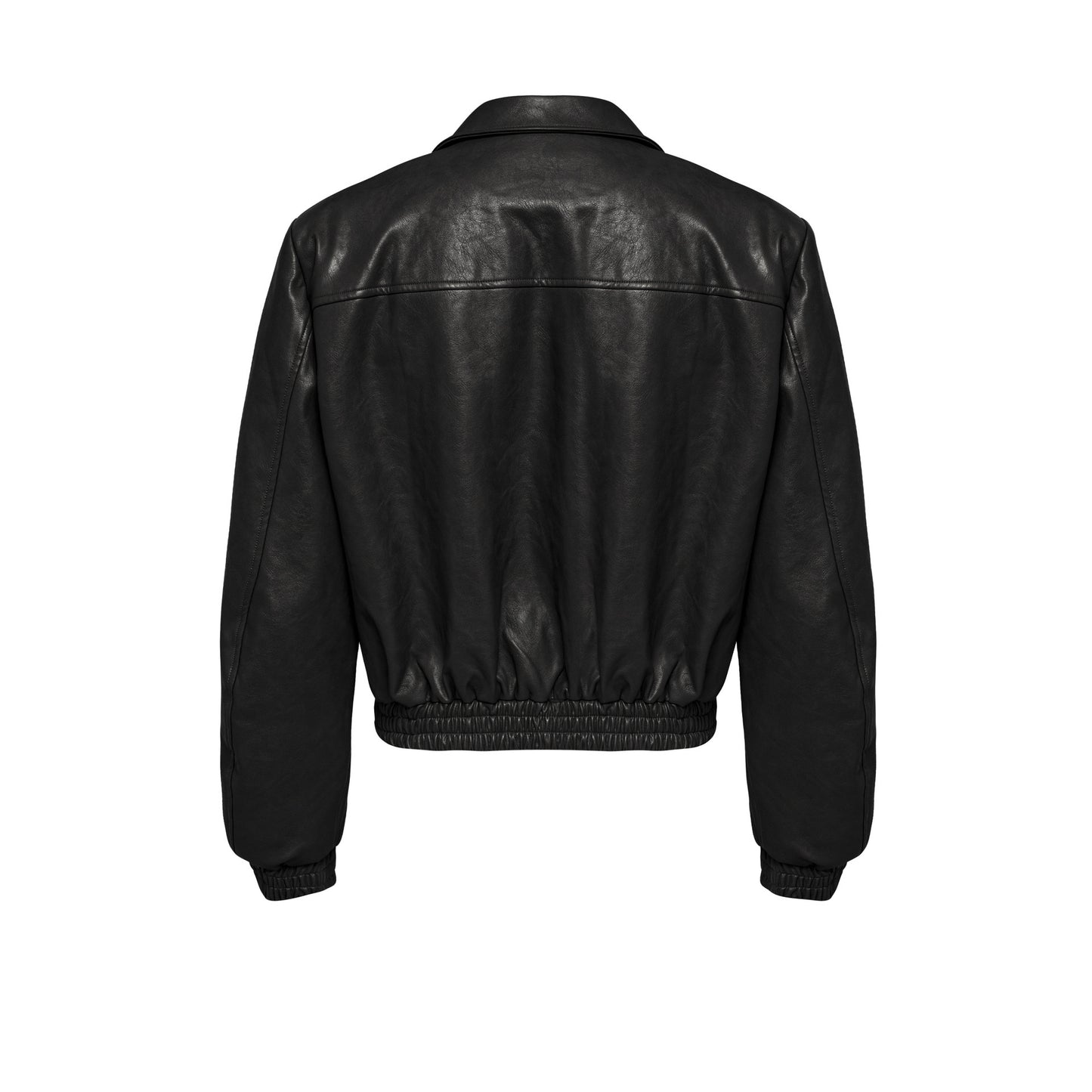 Short Multi-pocket Profile Design Spring And Autumn Leather Jacket Men's Loose Leisure Short Coat