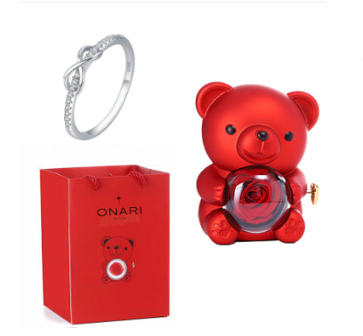Eternal Rose Teddy Bear