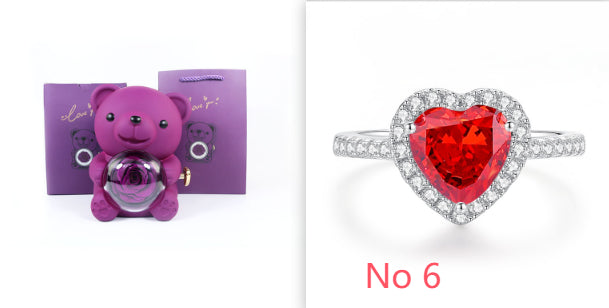 Eternal Rose Teddy Bear