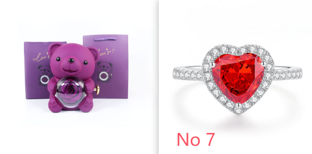 Eternal Rose Teddy Bear