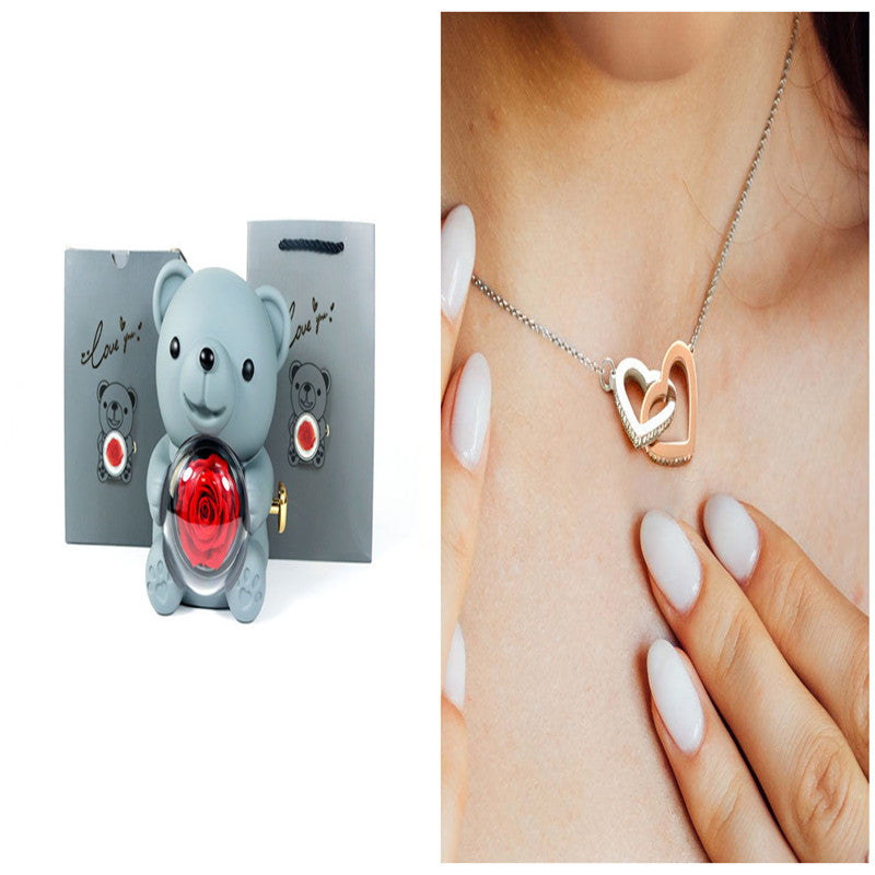 Eternal Rose Teddy Bear