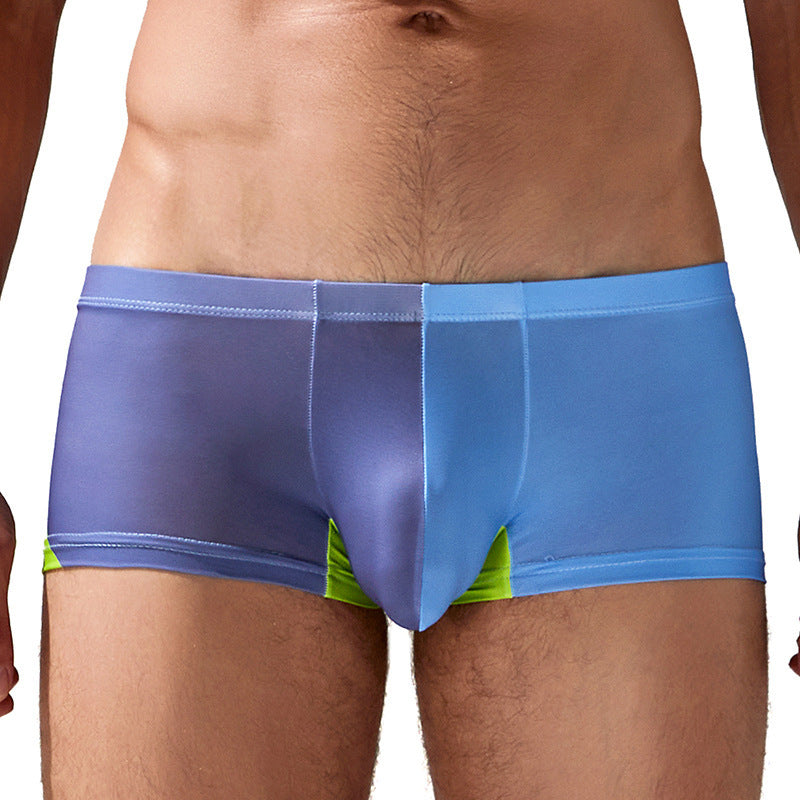 Men's Briefs Ice Silk Ultra-thin Printed
