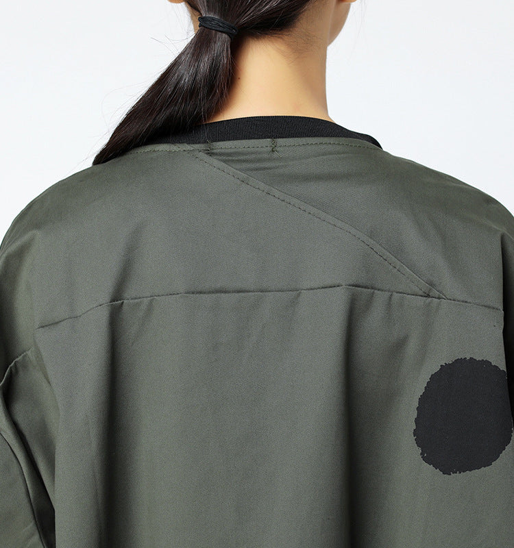 Fashion Women's Full Sleeve Loose Jacket