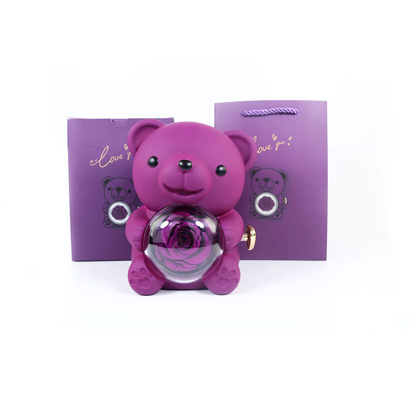 Eternal Rose Teddy Bear