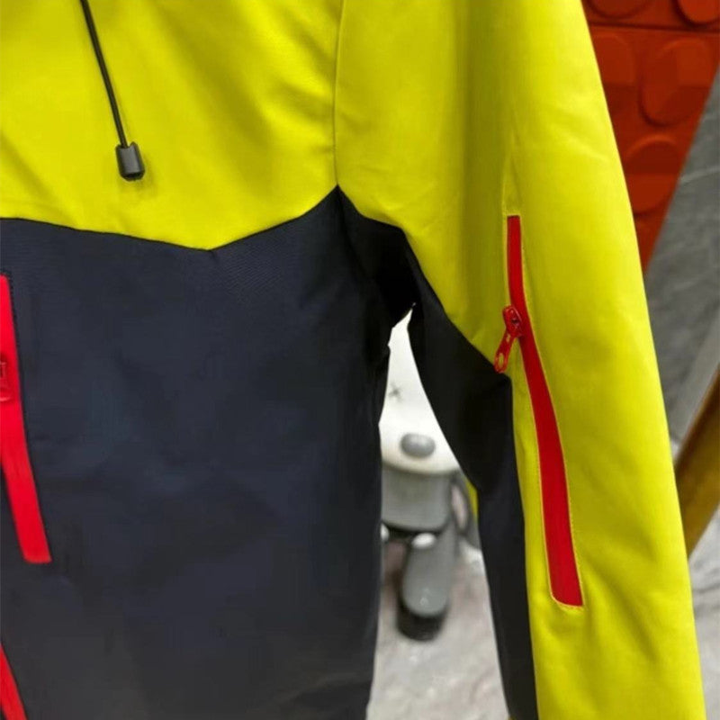 Men's Fashion Outdoor Windproof Shell Jacket Hooded Sports Jacket
