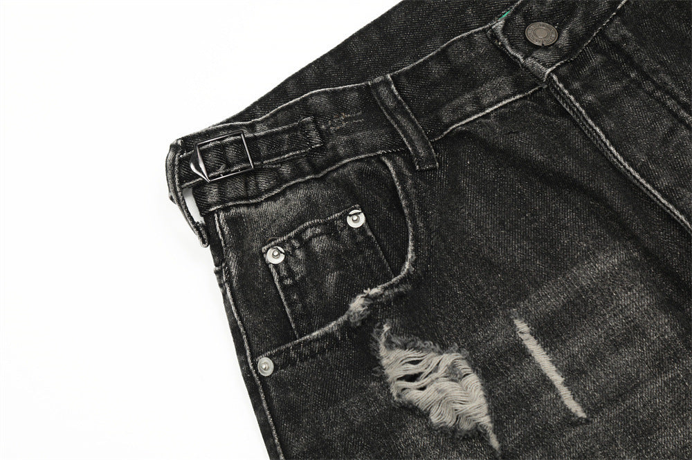 Heavy Industry Ripped Distressed Beggar Jeans