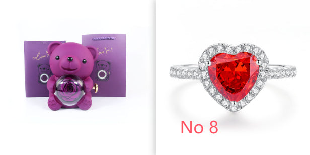Eternal Rose Teddy Bear