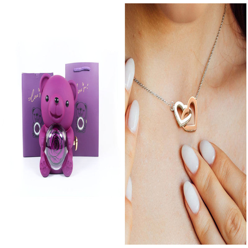 Eternal Rose Teddy Bear