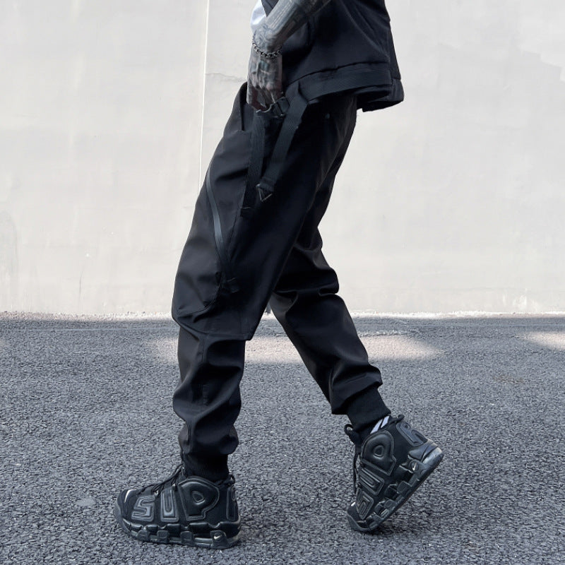 Men's National Tide Dark Fan Overalls