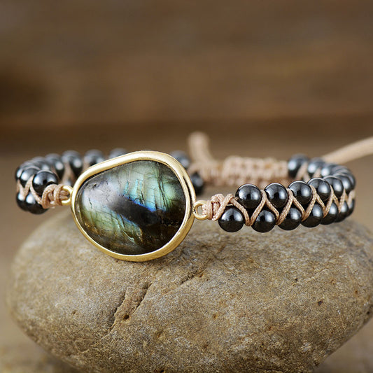 Women's Double-layer Woven Bohemian Beaded Bracelet