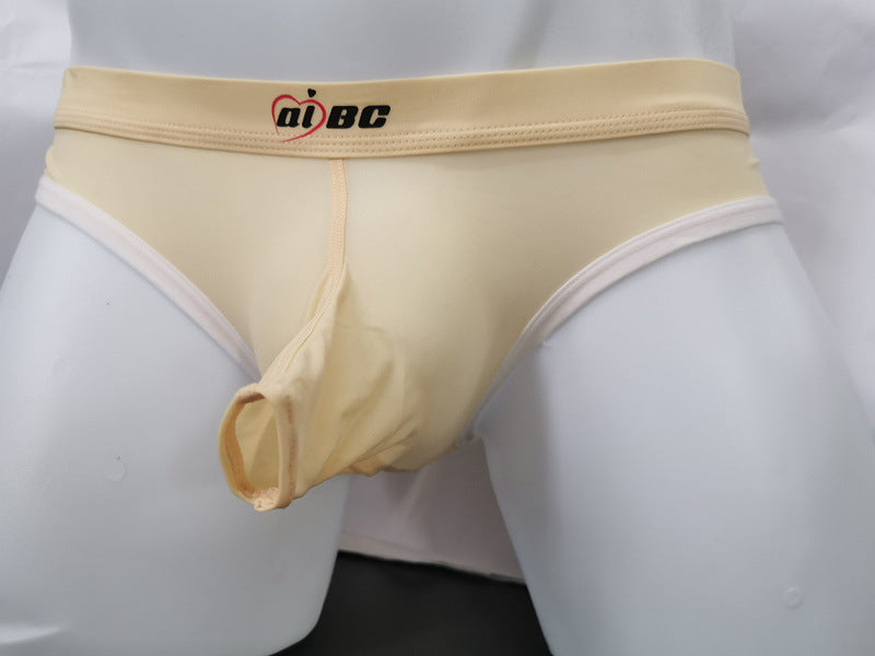 Men's Thin Ice Silk Elephant Nose Underwear