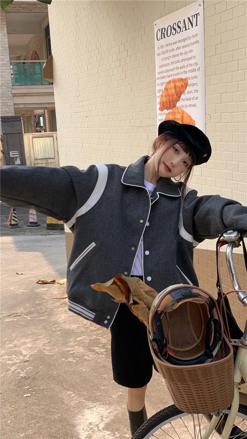 Design Sense Loose Couple Baseball Uniform