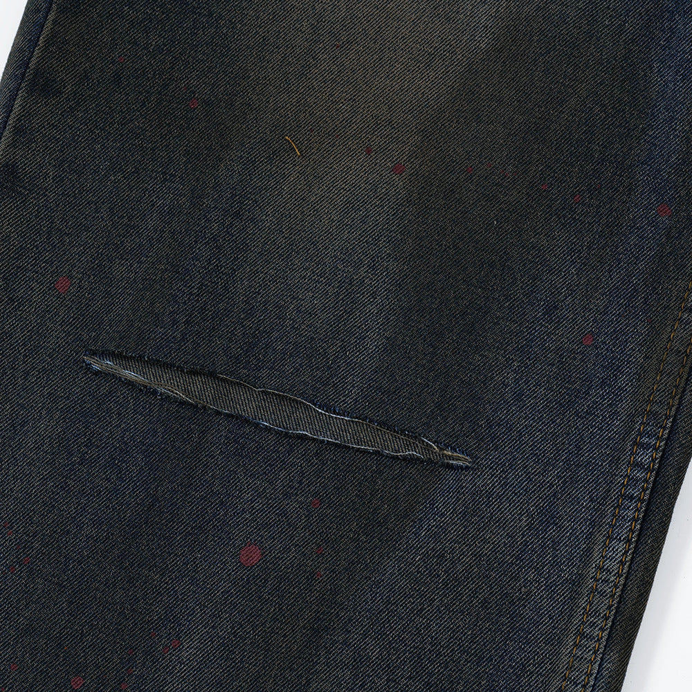 Make Old Ripped Dirty Denim Trousers For Men