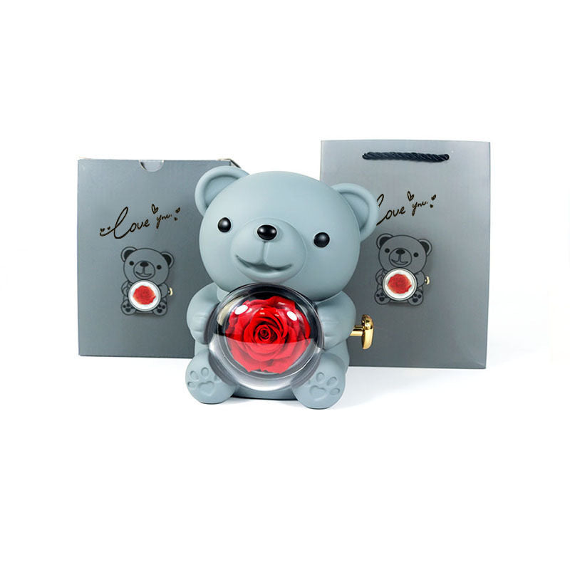 Eternal Rose Teddy Bear