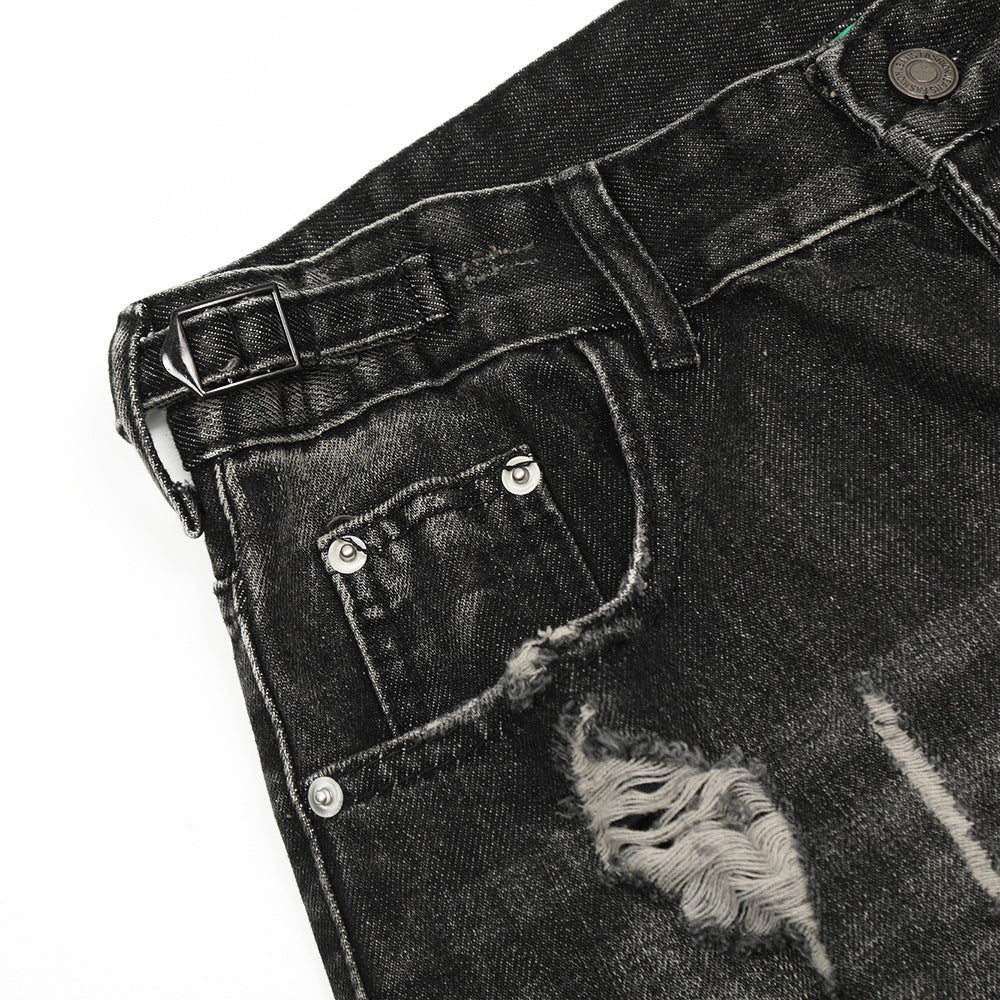 Heavy Industry Ripped Distressed Beggar Jeans